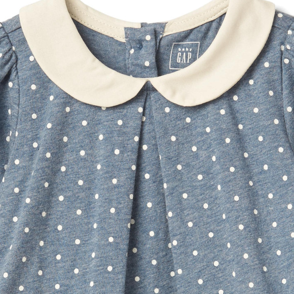 Baby GAP Woven Collar Body One Piece 3-6 Months - Picture 2 of 2